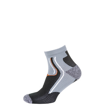 Шкарпетки чоловічі спортивні компресійні для бігу, KENNAH, сірий