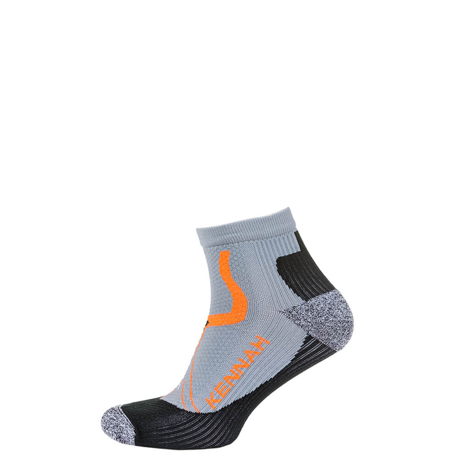 Носки мужские спортивные компрессионные для бега, KENNAH, серый