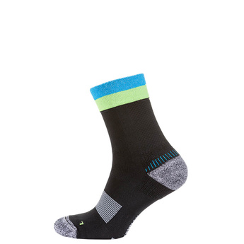 Шкарпетки чоловічі спортивні для велоспорту, KENNAH, чорний