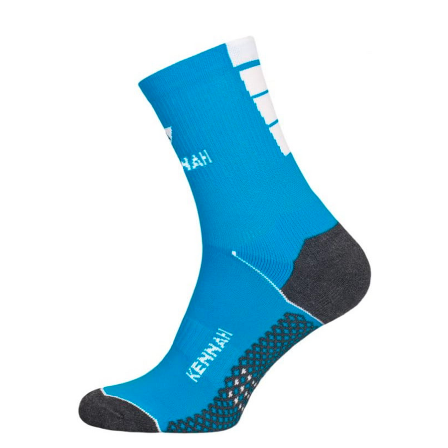 Шкарпетки чоловічі спортивні компресійні мультиспорт, KENNAH, блакитний