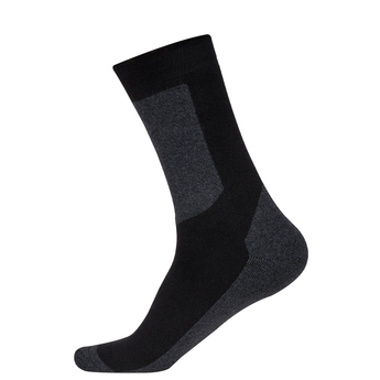 Шкарпетки чоловічі Winter Classic бавовняні, темно-сірі з чорним