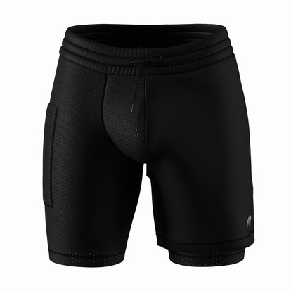 Чоловічі спортивні шорти Anatomic Sport Shorts, чорний  MAN's SET вигляд 6 