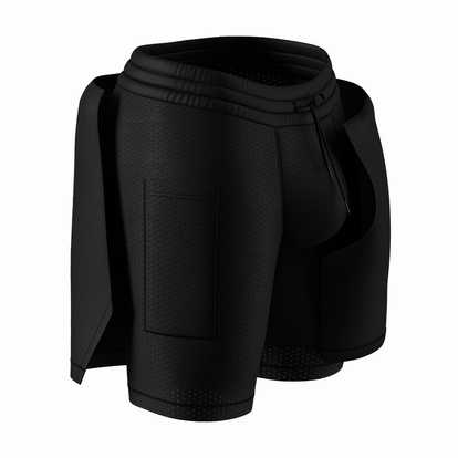 Чоловічі спортивні шорти Anatomic Sport Shorts, чорний  MAN's SET вигляд 4 