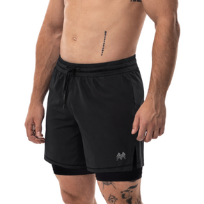 Мужские спортивные шорты Anatomic Shorts 2-in-1 Balance, черный