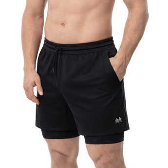 Мужские спортивные шорты Anatomic Shorts 2-in-1 Balance, черный