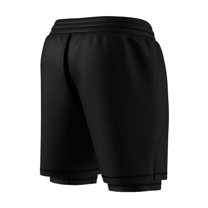 Чорні спортивні чоловічі шорти Anatomic Shorts 2-in-1 Balance, вид ззаду