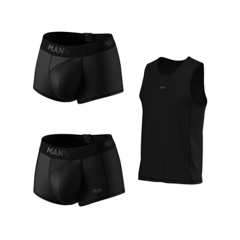 Комплект спортивного белья из майки и спортивных анатомических боксеров, Trio Cooltech AirFlex