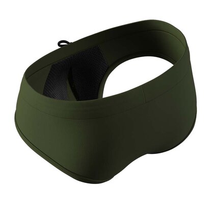 Мужские плавки Anatomic Briefs 2.1 хаки, вид сверху и анатомическая конструкция