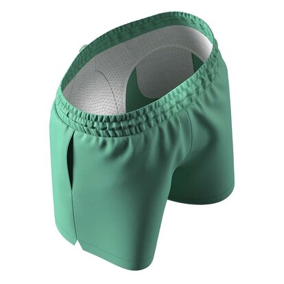 Вид зверху чоловічих шортів для плавання Anatomic Shorts 2.0, бірюзовий