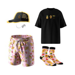 Комплект чоловічий Honey Resort Pack, чорний
