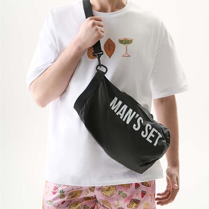 Водонепроникна сумка MAN's SET, чорний  MAN's SET вигляд 1 