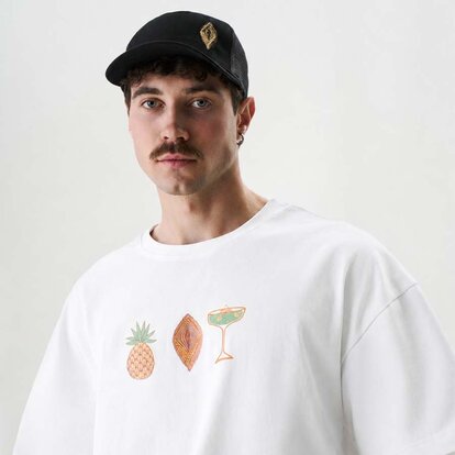 Комплект из футболки и кепки, Honey Resort Kit, белый  MAN's SET вид 1 
