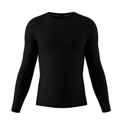 Чоловічий термолонгслів Thermal Long Sleeve Fleece, чорний  MAN's SET вигляд 2 