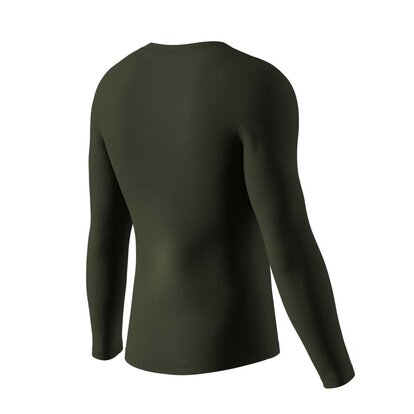 Чоловічий термолонгслів Thermal Long Sleeve Fleece, хакі  MAN's SET вигляд 5 