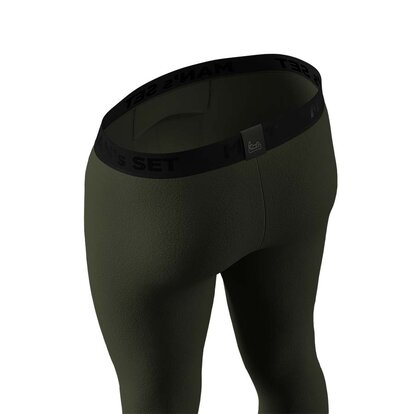 Чоловічі термоштани Thermal Pants Fleece, хакі  MAN's SET вигляд 6 