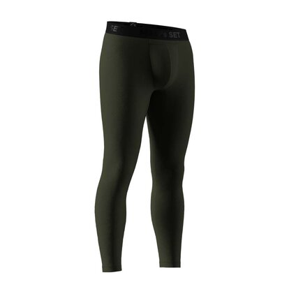 Чоловічі термоштани Thermal Pants Fleece, хакі  MAN's SET вигляд 3 