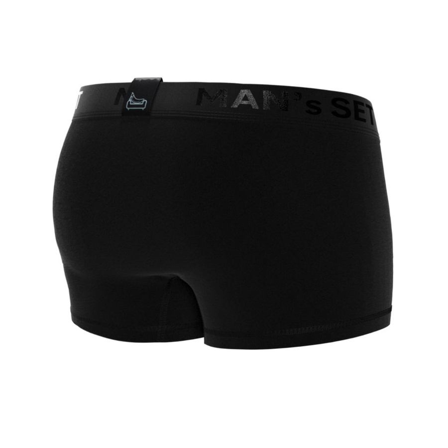 Чоловічі анатомічні боксери Anatomic Classic Low-rise Black Series, чорний