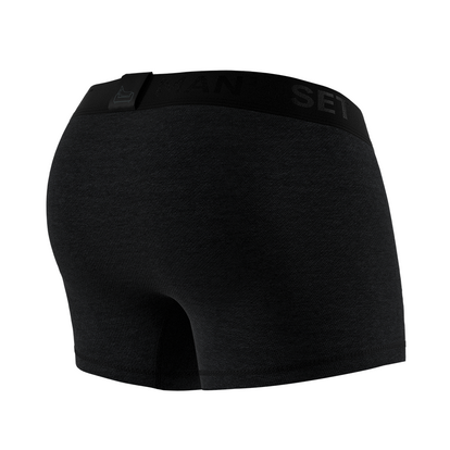 Чоловічі анатомічні боксери Anatomic Classic Low-rise Black Series, антрацит  MAN's SET вигляд 3 