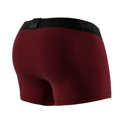 Чоловічі анатомічні боксери Anatomic Classic Black Series, бордовий  MAN's SET вигляд 3 