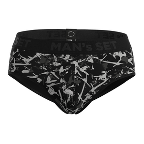 Чоловічі труси бріфи Anatomic Briefs 2.0 Black Series, Ink Splash