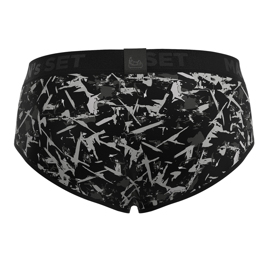 Чоловічі труси бріфи Anatomic Briefs 2.0 Black Series, Ink Splash