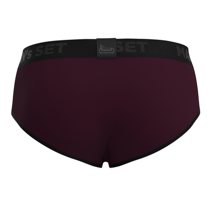 Чоловічі труси бріфи Anatomic Briefs 2.0 Black Series, марсала  MAN's SET вигляд 3 