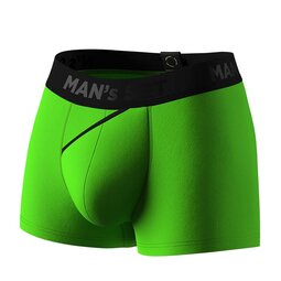 Чоловічі анатомічні боксери з бавовни, Anatomic Classic 2.0, Black Series, салатовий
