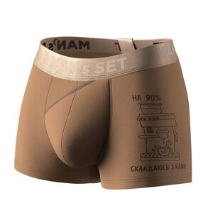 Чоловічі боксери з бавовни, Anatomic Classic 2.0 Gold Series, "Чао-какао", карамельний