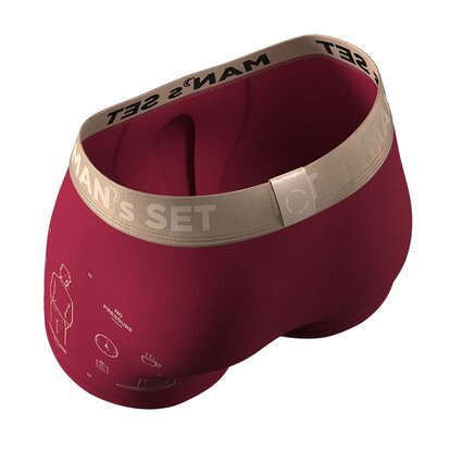 Труси Anatomic Classic 2.0 Gold Series, "Колеги, привіт", бордовий вид в середині