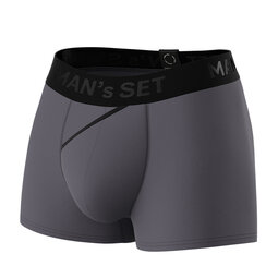 Мужские анатомические боксеры из хлопка, Anatomic Classic 2.0, Black Series, графитовый