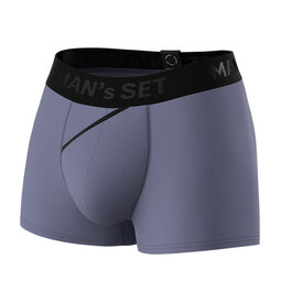 Мужские анатомические боксеры из хлопка, Anatomic Classic 2.0, Black Series, стальной