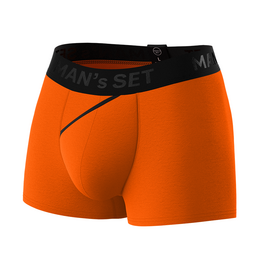 Чоловічі анатомічні боксери з бавовни, Anatomic Classic 2.0, Black Series, помаранчевий
