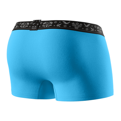 Чоловічі анатомічні боксери Ukrainian Anatomic Classic 1.2 Black Series, світло-бірюзовий  MAN's SET вигляд 3 