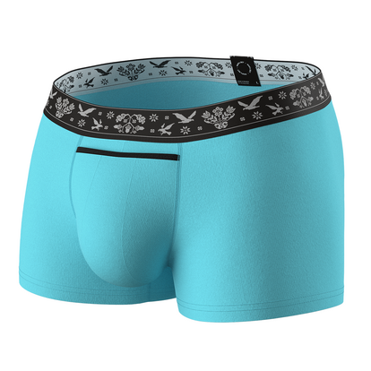 Чоловічі анатомічні боксери Ukrainian Anatomic Classic 1.2 Black Series, м'ятний  MAN's SET  вид спереду
