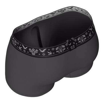 Чоловічі анатомічні боксери Ukrainian Anatomic Classic 1.2 Black Series, графітовий  MAN's SET вигляд 2 