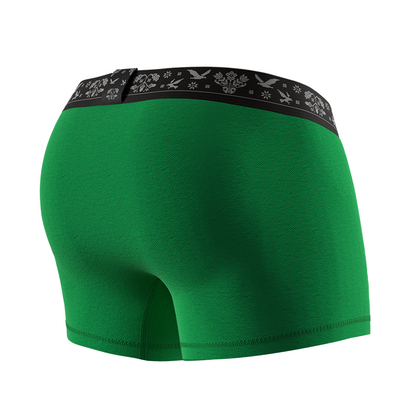 Мужские анатомические боксеры Ukrainian Anatomic Boxers Classic, зеленый  MAN's SET вид 3 