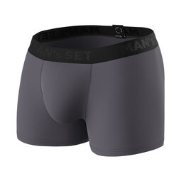 Чоловічі анатомічні боксери Intimate 2.1 Black Series, графітовий