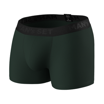 Мужские анатомические боксеры, Intimate 2.1 Black Series, темно-зеленый