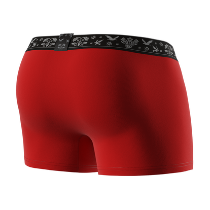 Чоловічі анатомічні боксери Ukrainian Intimate 2.1, червоний  MAN's SET вигляд 3 