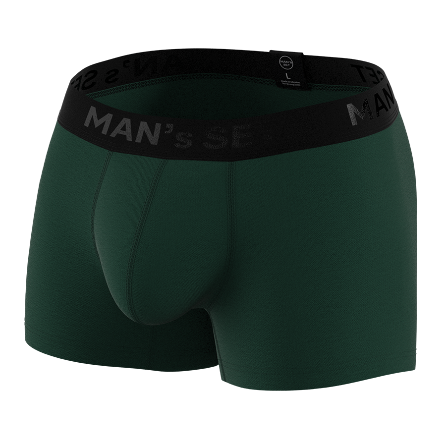 Чоловічі анатомічні боксери Intimate 2.0 Black Series, темно-зелений