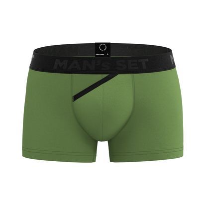 Подростковые трусы боксеры Anatomic Classic 2.0 Kids Black Series, хаки  MAN's SET  вид спереди