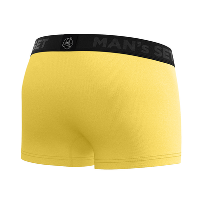 Подростковые трусы боксеры Anatomic Classic 2.0 Kids Black Series, желтый  MAN's SET вид 4 