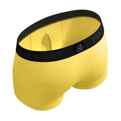 Подростковые трусы боксеры Anatomic Classic 2.0 Kids Black Series, желтый  MAN's SET вид 3 