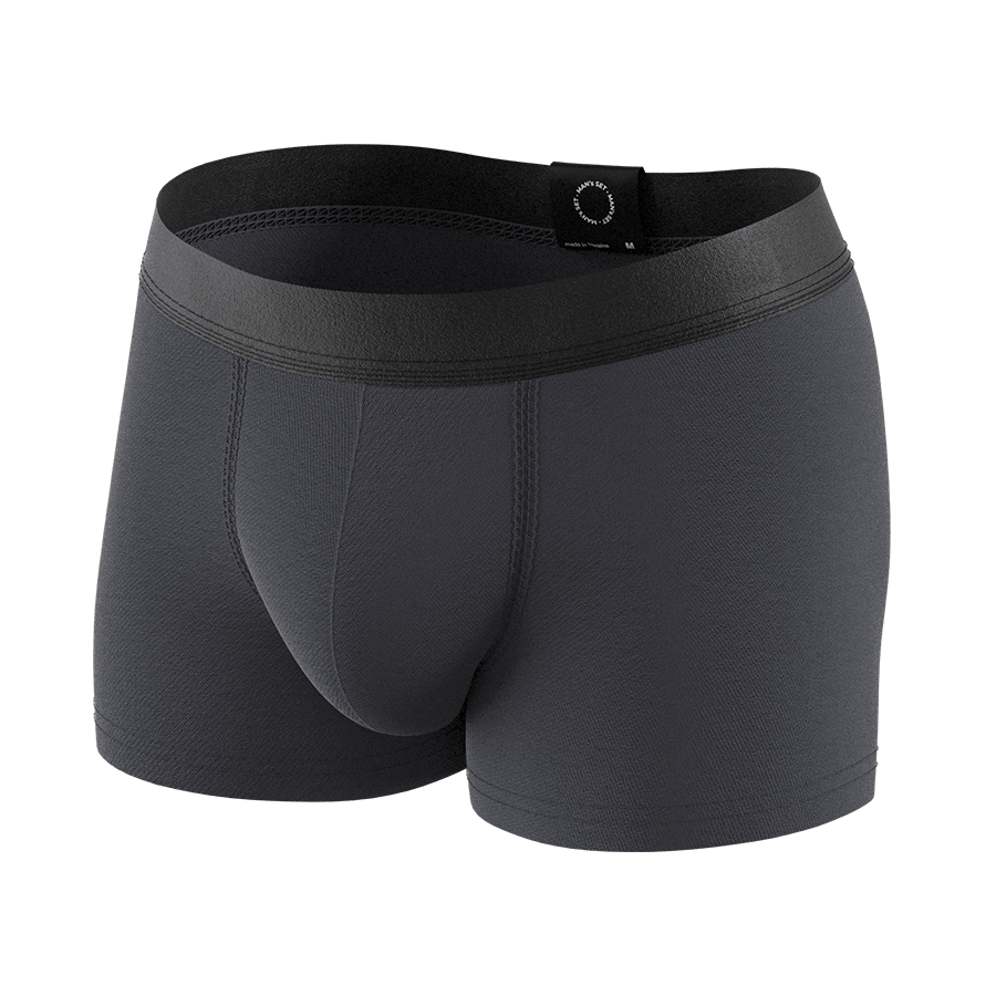 Детские анатомические боксеры, Intimate 2.0 Black Series KIDS, графитовый