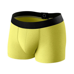 Детские анатомические боксеры, Intimate 2.0 Black Series KIDS, лимонный