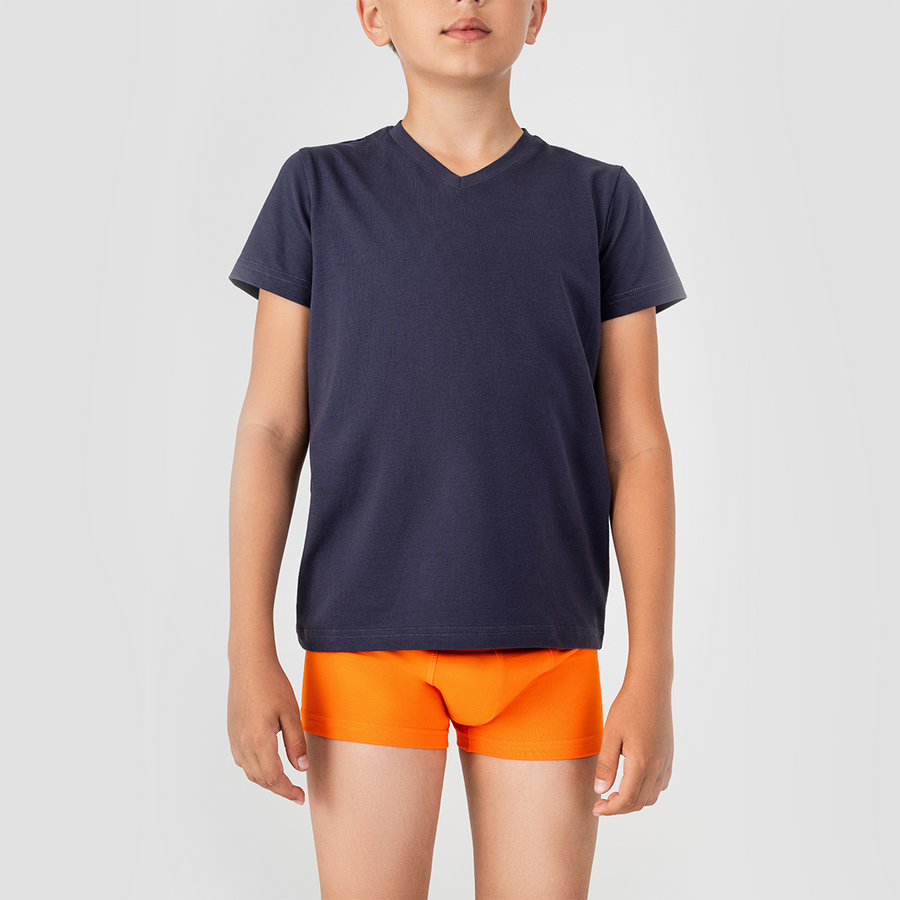 Футболка Basic V-neck Kids, темно-синий