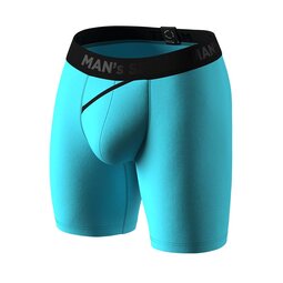 Чоловічі анатомічні боксери з бавовни, Anatomic Long 2.0, Black Series, ментоловий