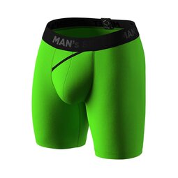 Чоловічі анатомічні боксери з бавовни, Anatomic Long 2.0, Black Series, салатовий