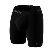 Мужские анатомические боксеры из хлопка, Anatomic Long 2.0, Black Series, Second Half Black