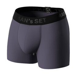 Мужские анатомические боксеры, Intimate 2.0 Black Series Micromodal, графитовый